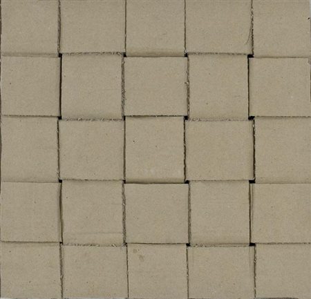 ARMANDO MARROCCO Galatina 1939 Intreccio 1963/64 cartone ondulato, 32,5x34...