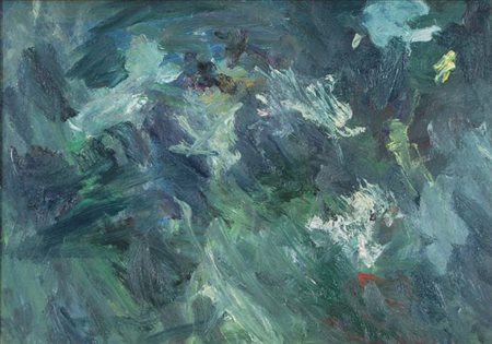 ERNESTO TRECCANI Milano 1920 - 2009 Vegetazione 1969 olio su tela, 35x50...