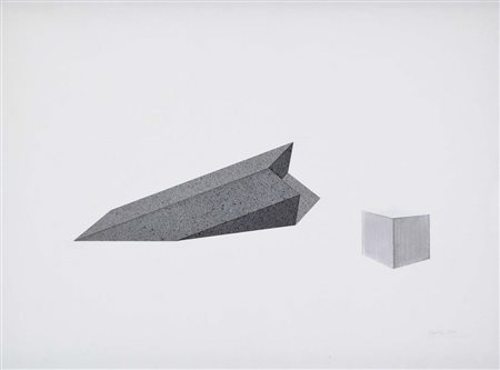 GIUSEPPE UNCINI Fabriano 1929 - Trevi 2008 senza titolo 1975 tecnica mista e...