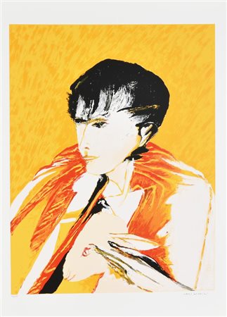 Remo Brindisi PASTORE litografia su carta, cm 70x50 es. 114/150 firma