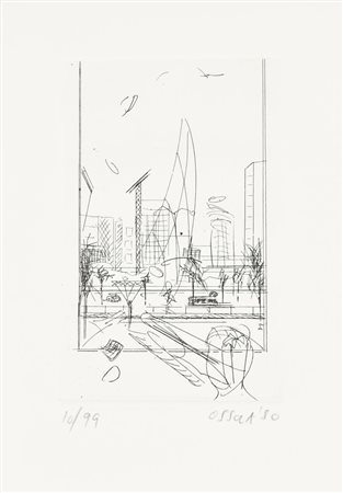 Giancarlo Ossola LIBRO CON OPERA GRAFICA DI GIANCARLO OSSOLA incisione su...