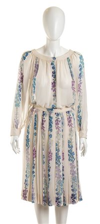 PAOLA DAVITTI<br>COMPLETO IN CHIFFON<br>Fine anni 70