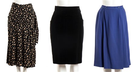 LOTTO DI 3 GONNE<br>Metà anni ‘80 / Inizio anni ‘90