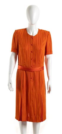 OGNIBENE ZENDMAN<br>ABITO IN SETA JACQUARD<br>Fine anni 80 / inizio anni 90