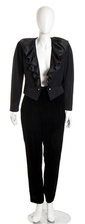 UNGARO SOLO DONNA COMPLETO DONNA IN CREPE Fine anni 80