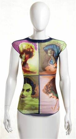 JEAN PAUL GAULTIER SOLEI<br>ABITO IN TESSUTO SINTETICO<br>Metà anni 90