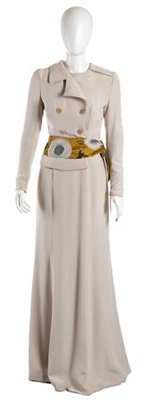 RANIERO GATTINONI ABITO LUNGO IN CADI’ Fine anni ‘80