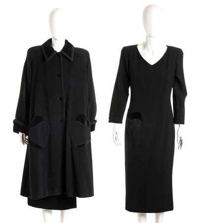 MISS V<br>COMPLETO IN LANA E VELLUTO<br>Inizio anni 90