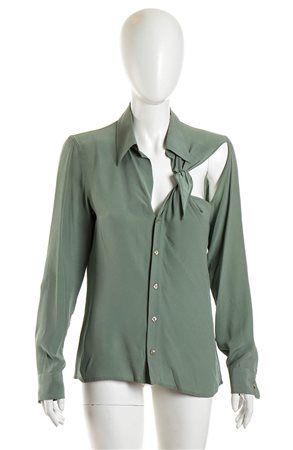 JEAN PAUL GAULTIER FEMME<br>CAMICIA IN RASO<br>Anni ‘90