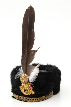 Italia, Regno. secondo quarto XX sec, Colbacco m. 34 da colonnello del 12°rgt cavalleggeri di Saluzzo