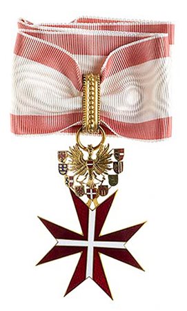 AUSTRIA, ORDINE AL MERITO,INSEGNA DI COMMENDATORE, CON ROSETTA.