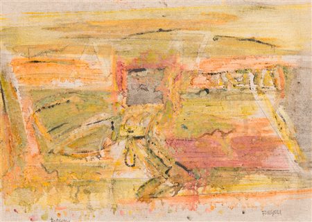 ATTILIO FORGIOLI (1933) - Paesaggio con Ak-47