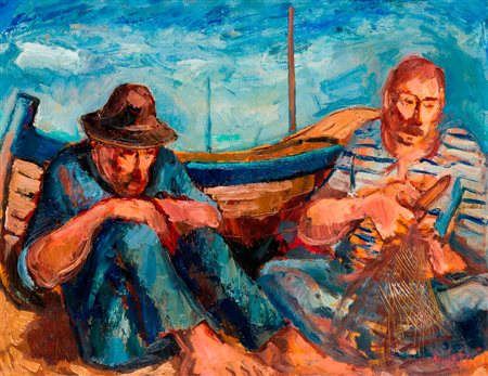 LUIGI BRAMBATI (1925-1983) - Pescatore