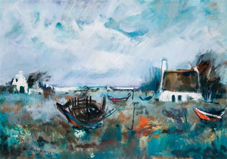 CARLO FARIOLI (1931) - Impressioni Bretoni, 1971