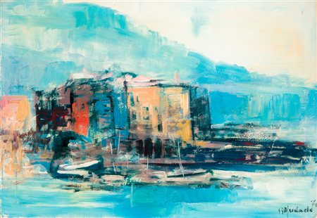 RAFFAELLO MUDADO (1915-1985) - L'angolo di Genova Boccadasse, 1970