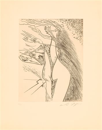 ANDRÉ MASSON (1896-1987) - Elégie, 1970