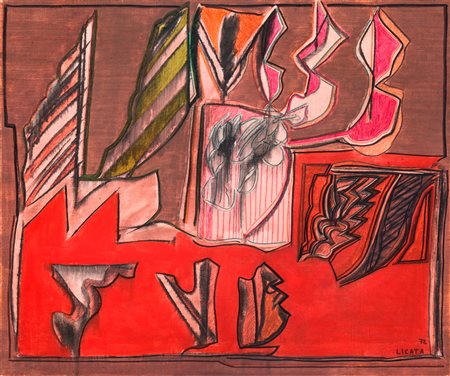 RICCARDO LICATA (1929-2014) - Senza Titolo, 1972