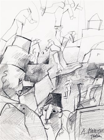 EMILIO TADINI (1927-2002) - Senza Titolo