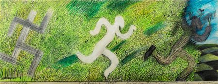 Cesare Tacchi (Roma 1940-2014)  - La zolla di terra, 1984