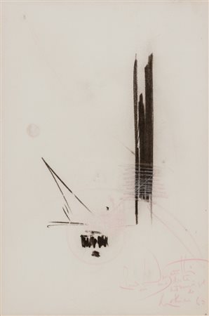 Georges Mathieu (Boulogne-sur-Mer 1921-Boulogne-Billancourt 2012)  - Composizione, 1960