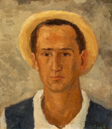 Emanuele Cavalli (Lucera 1904-Firenze 1981)  - Ritratto di Emilio, 1939