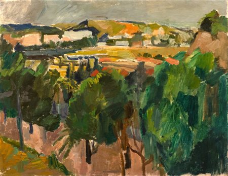 Aldo Natili (Roma 1913-1975)  - Paesaggio