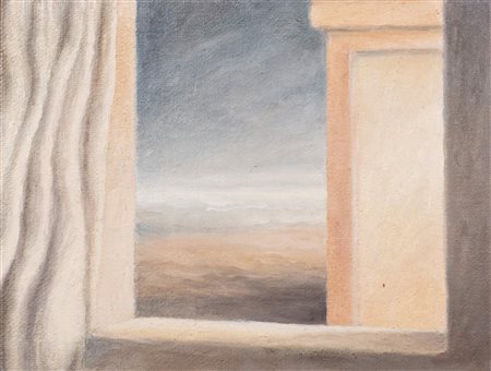 Maurizio Ligas (Treviso 1951-Siena 2005)  - Dalla finestra, 1986