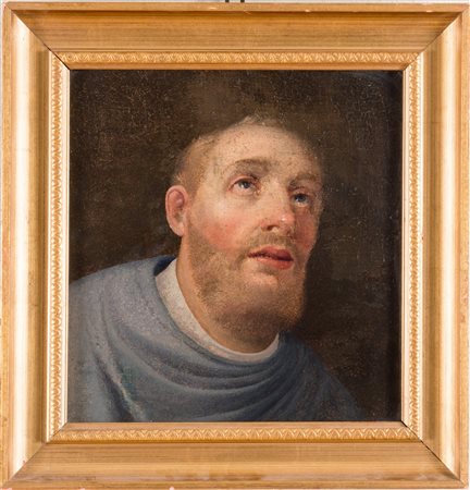 Giacomo Parolini attr (Ferrara, 1665 ca-1730 ca). “San Simeone”. Olio su...