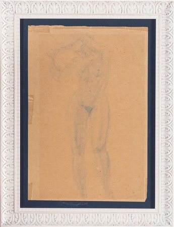 Pio Semeghini (Quistello 1878 - Verona 1964), “Nudo di donna”, 1921.