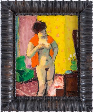 Mary André (XX sec.), “Nudo di donna allo specchio”.