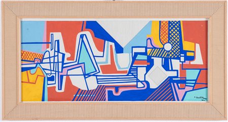 Roberto Burle Marx (São Paulo 1909 - Rio de Janeiro 1994), “Progetto per facciata hotel Castelli