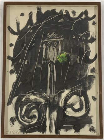 Ercole Pignatelli "Senza titolo" 1963
tecnica mista su cartone pressato
cm 70x50