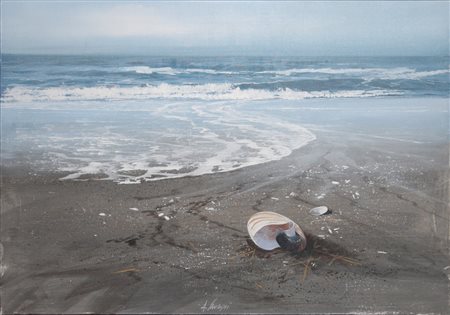 AGOSTINO CANCOGNI (FORTE DEI MARMI 1950) Nautilus Olio su tela Dim. 70x100...