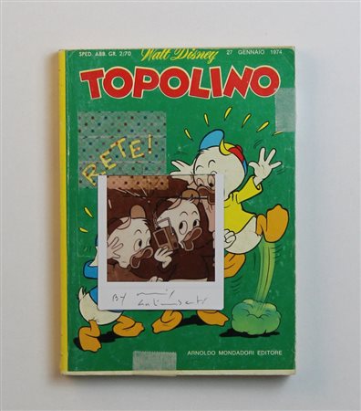 MAURIZIO GALIMBERTI (COMO 1956) Topolino N.948 ReadyMade Anno 2018 Dim. 18X15...