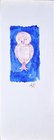 ANTONIO POSSENTI (LUCCA 1933-LUCCA 2016) Gufo anni 90 Tecnica mista su carta...