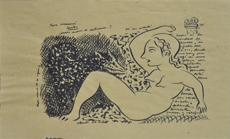 CARLOS CAPELAN (MONTEVIDEO 1948) Attenti al lupo Anno 2000 Tecnica mista su...