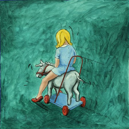 N. D'ANGELO ( 0- 0) Agnese Anno 1992 Tecnica : Olio su tela 52x51,5