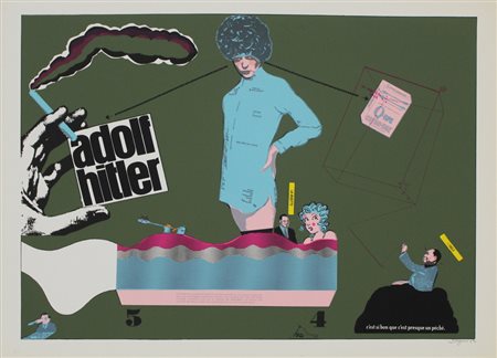 ANTONIO SEGUI (ARGENTINA 1934) Senza titolo Serigrafia Dim. 60x60 50...