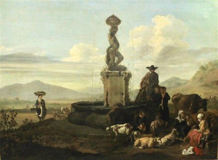 Scuola Fiamminga o Olandese del XVII secolo - A 17th century Flemish or Dutch School