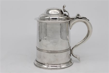 Tankard in argento - A silver tankard.