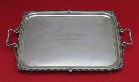 Vassoio in argento - A silver tray