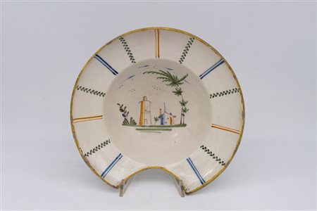 Piatto da barbiere in ceramica - A ceramic barber plate
