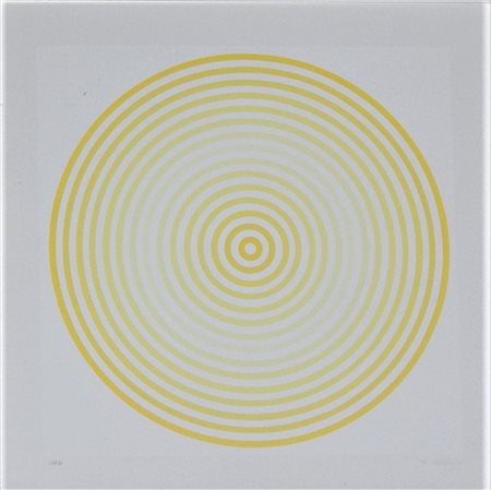 Marina Apollonio SENZA TITOLO serigrafia, cm 50x50 firma es. 47/250 in...