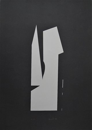 Valle' Valle' SENZA TITOLO serigrafia, cm 70x50 firma e data es. 44/60...