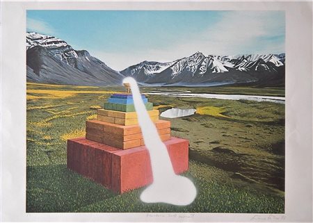 Antonio Peticov SENZA TITOLO serigrafia, cm 61x85 firma es. P.A.