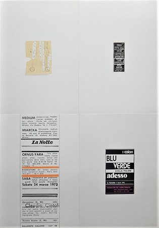 Claudio Cintoli MARCANCIEL STUPR? C/O CLAUDIO CINTOLI (1973) cartella...