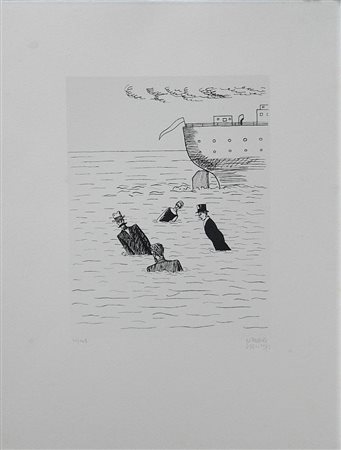 Maurice Henry SENZA TITOLO serigrafia, cm 47x36 firma es. III/149 L'opera...