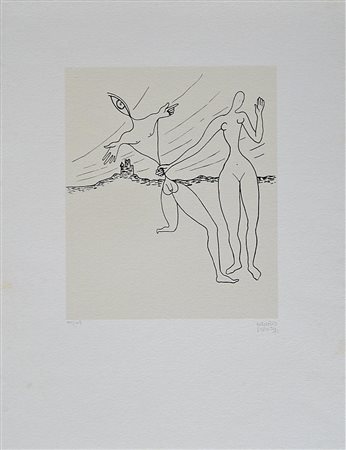 Maurice Henry SENZA TITOLO serigrafia, cm 47x36 firma es. VIII/149 L'opera...