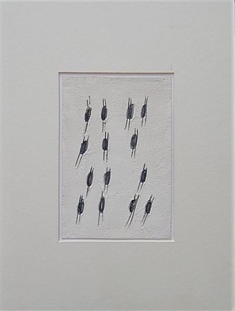 Anna Valla SENZA TITOLO tecnica mista su cartoncino, cm 33x25 Già comprensiva...