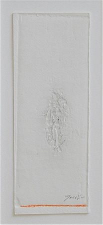 Antonio Maria Pecchini SENZA TITOLO tecnica mista su carta, cm 20x7,5 firma...